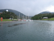 der Yachtklub in Puerto Williams kommt in Sicht